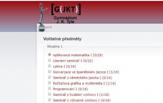 VOLITELNÉ PŘEDMĚTY